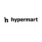 Hypermart logo with slogan