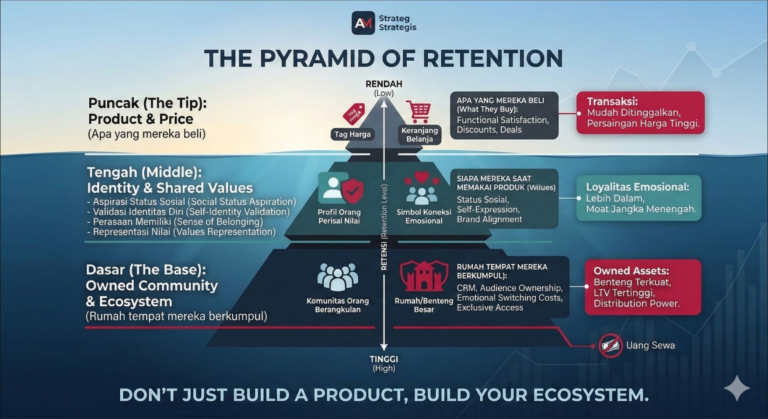Pyramid of retention and community engagement