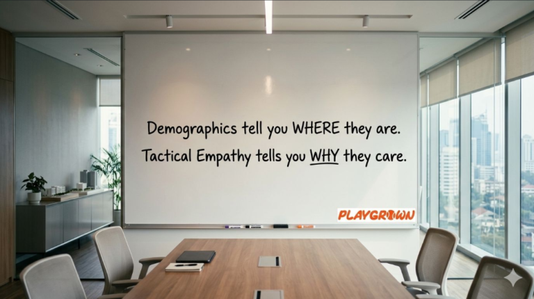 Office whiteboard with strategic insights